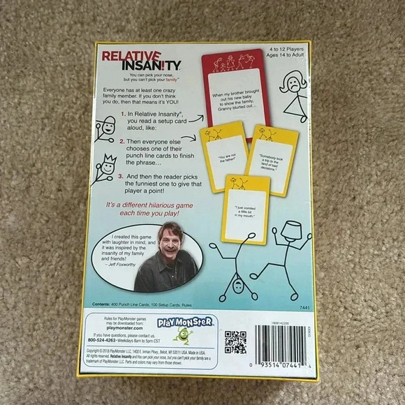 New! Game- Relative Insanity - Picture 2 of 3